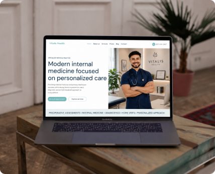 Specialist medical practise website
