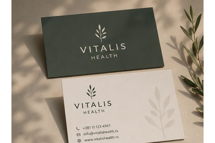 Vitalis Health business cards