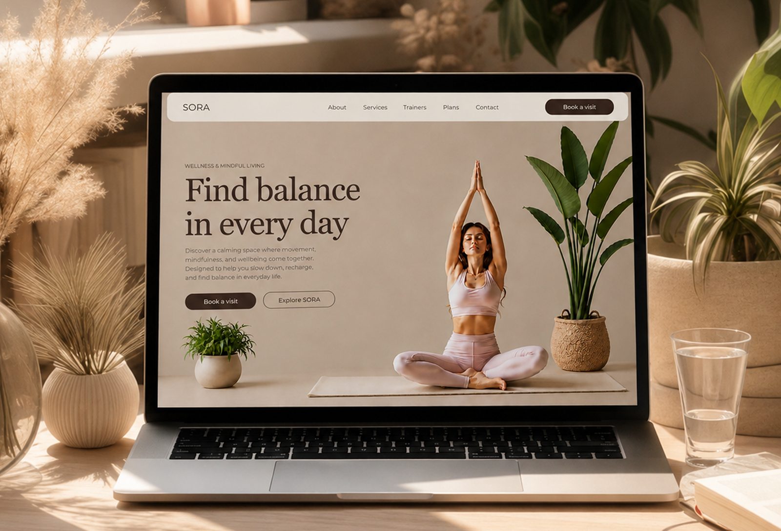 Wellness studio website