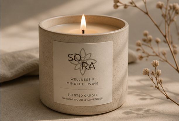SORA scented candle